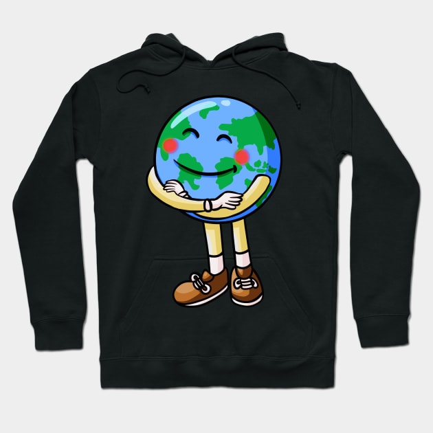 Smiling Earth Hoodie by RahmanDG